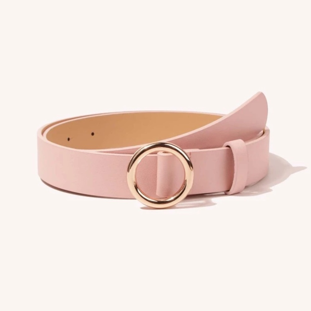 NWOT Pink Leather Belt